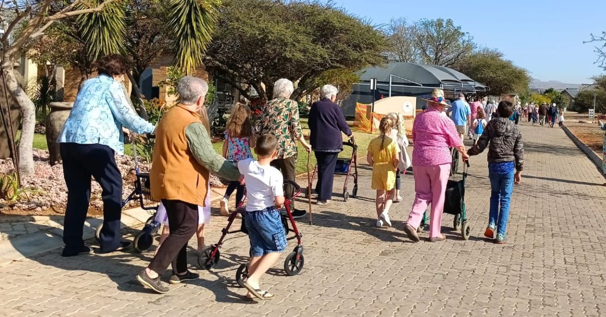 Residents And Their Families Love Our Spring Walk At MacCare In Polokwane