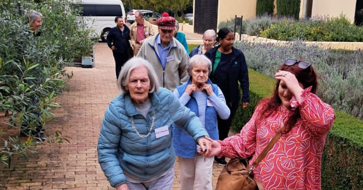 The Somerset Care Centre residents visit Vergelegen Wine Estate